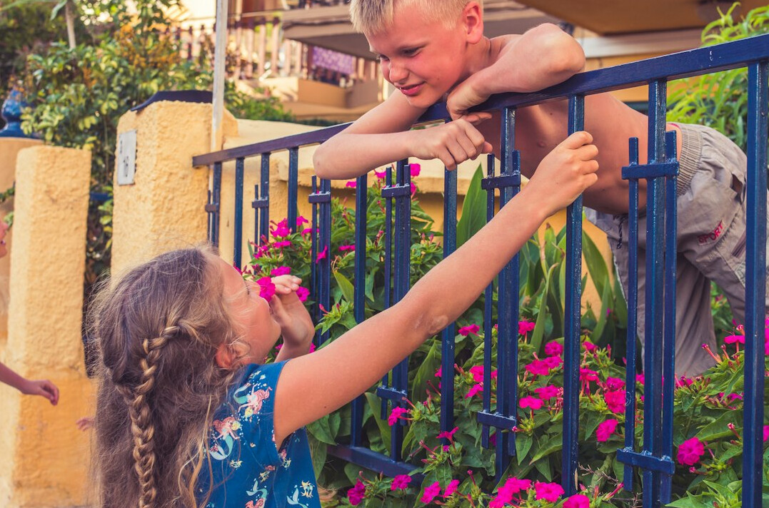 neighbors helping each other